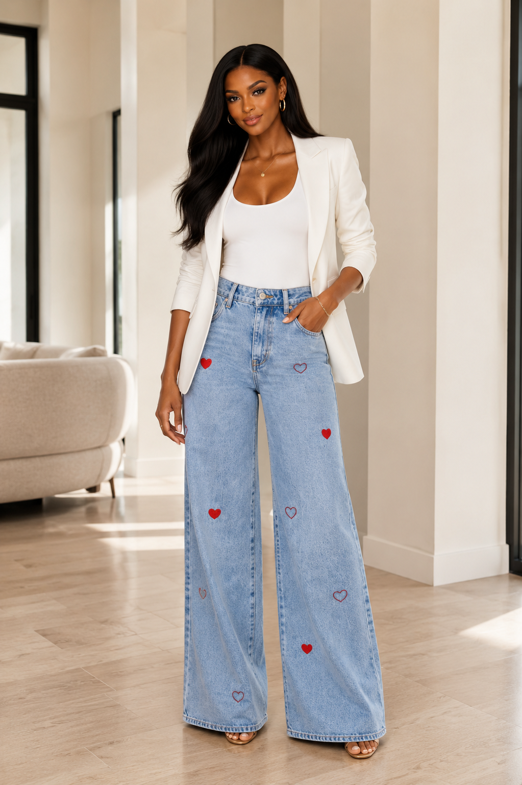 The Heartline Denim Jean