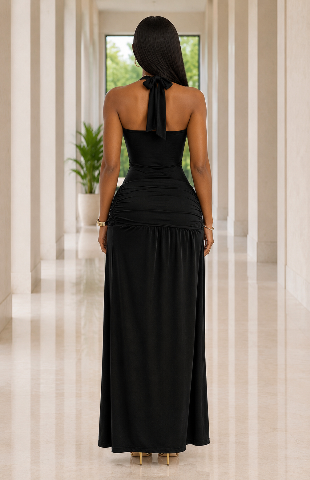 The Amalfi Noir Dress