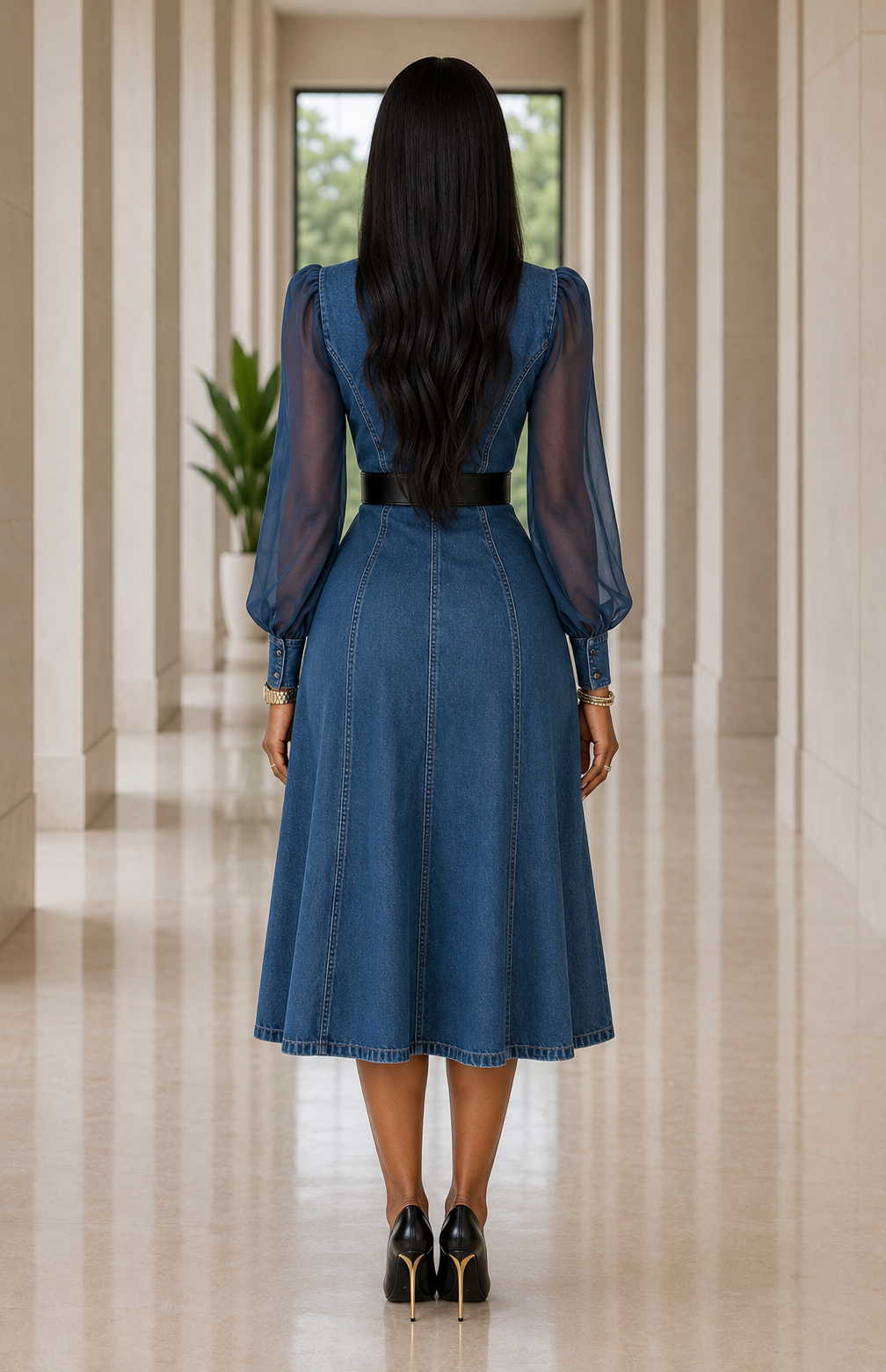 The Élodie Mesh Dress