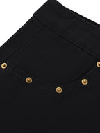 The Studded Denim Mini Skirt