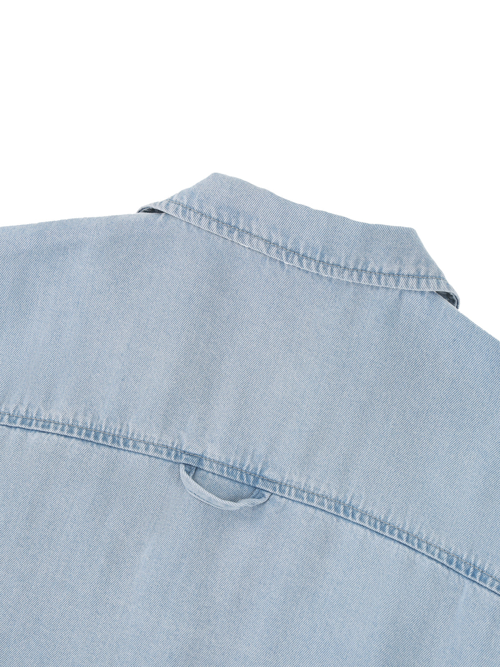 The Cropped Denim Shirt