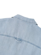 The Cropped Denim Shirt