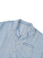 The Cropped Denim Shirt