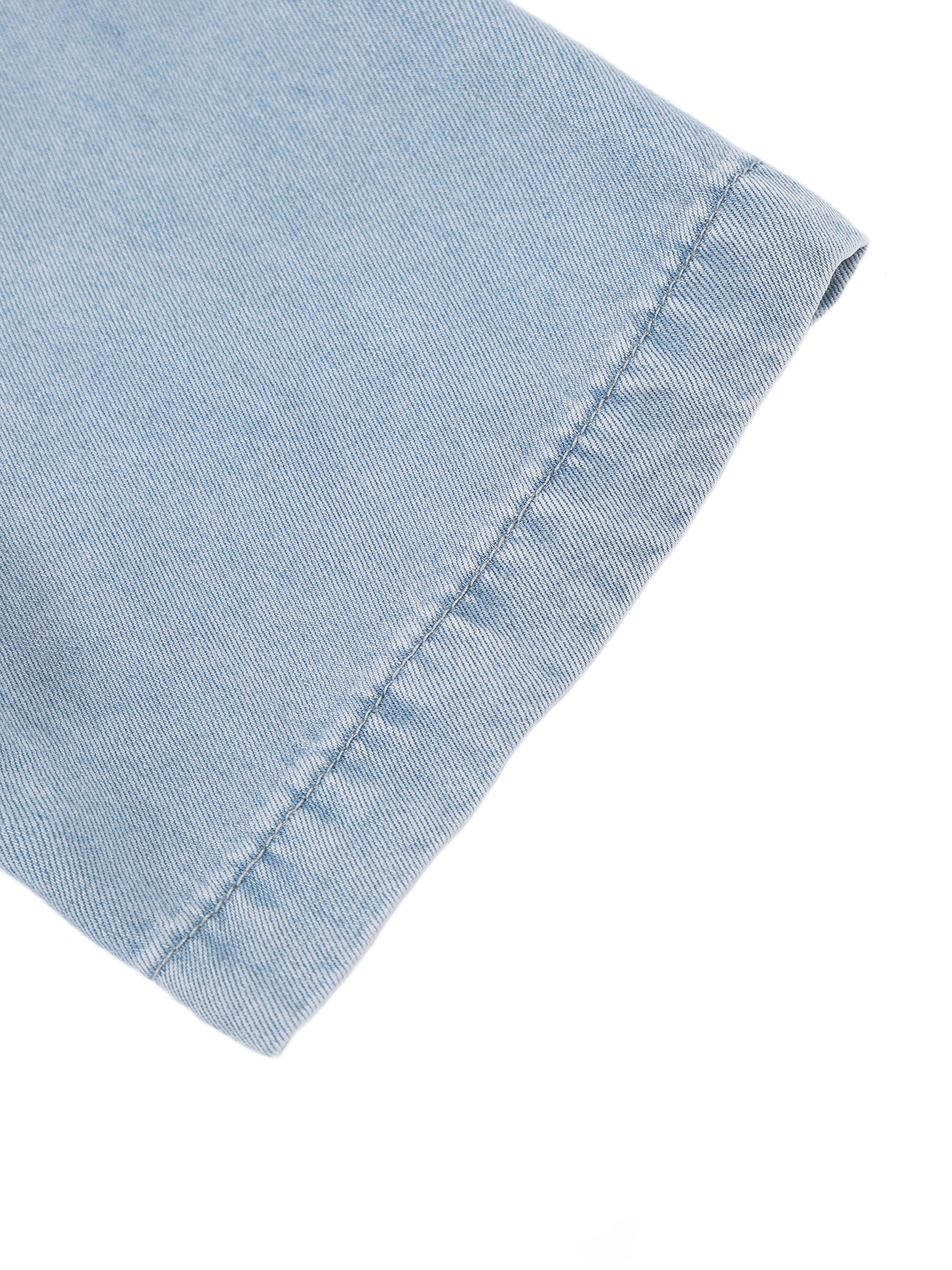 The Cropped Denim Shirt