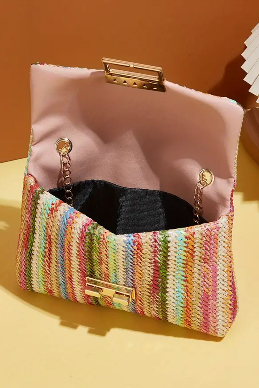 Verona Woven Chain Bag
